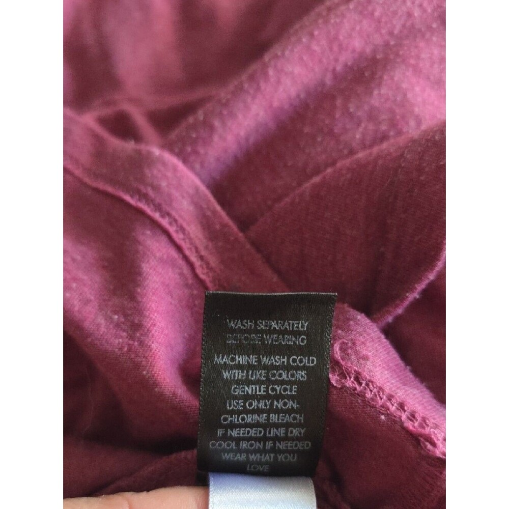 torrid Heathered Raspberry Crewneck Short Sleeve Tee - Picture 5 of 5